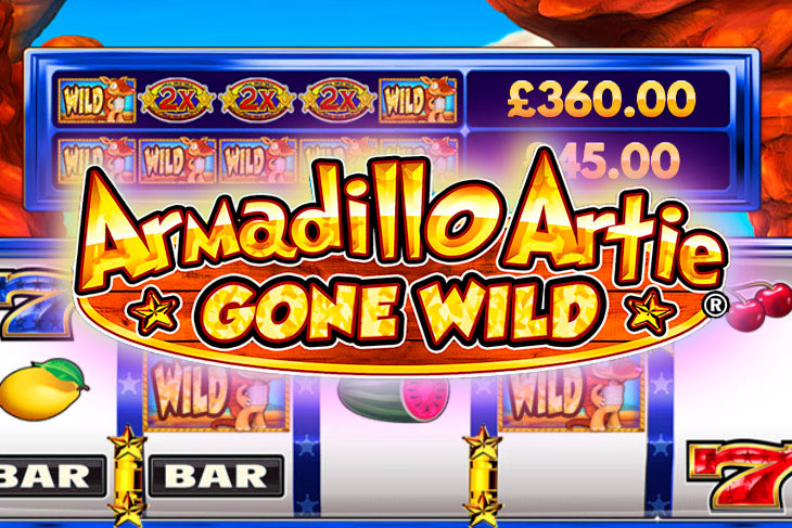 Armadillo Artie Gone Wild - DWG slot at Rio Ace Casino Casino