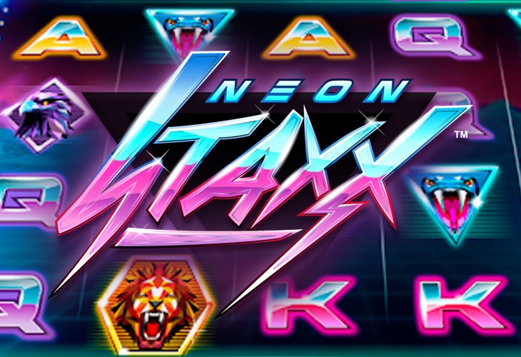 Neon Staxx - NetEnt slot at Rio Ace Casino Casino